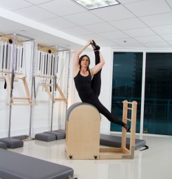 Equipment: Ladder Barrel - Exercise: Side Sit Up Series