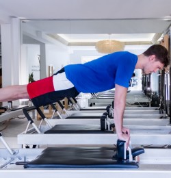 Equipment: Classic Reformer - Exercise: Push Up Series