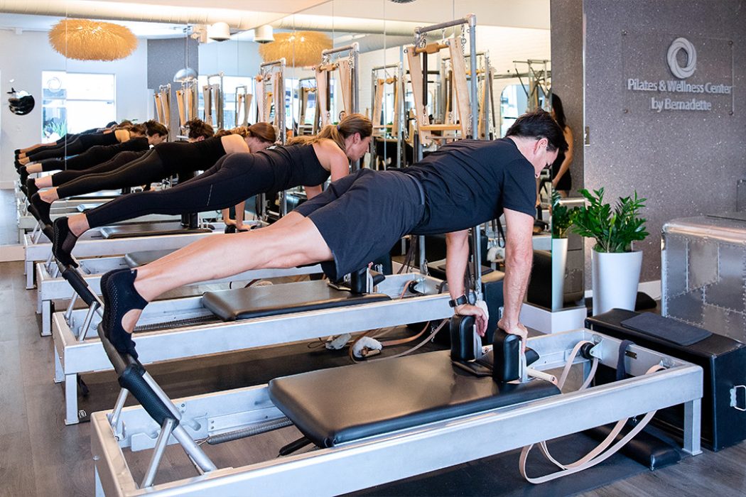 Equipment: Classic Reformer (Group) – Exercise: Control Push Ups Front