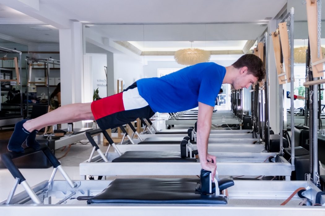 Equipment: Classic Reformer – Exercise: Push Up Series