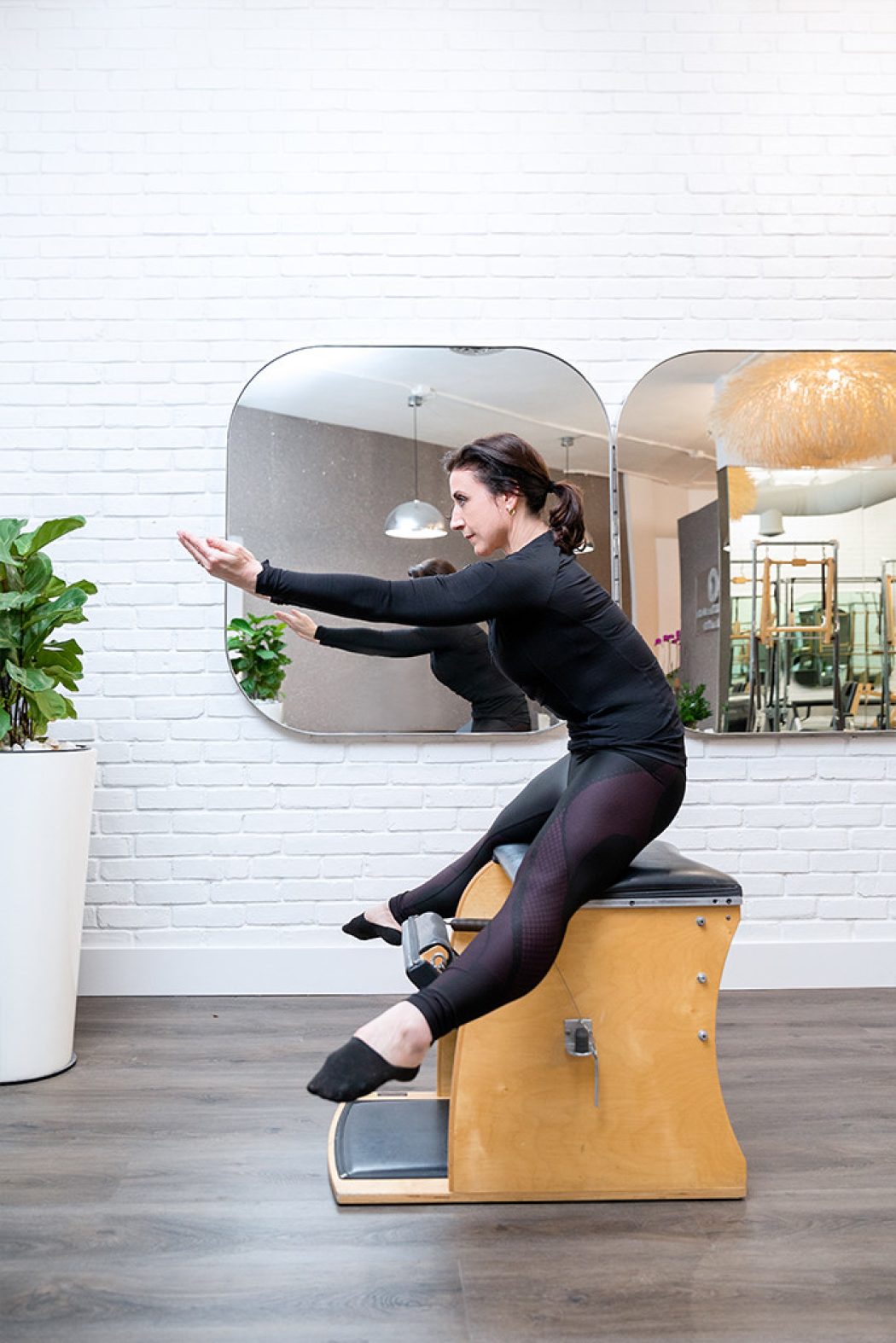 Equipment: Wunda Chair – Exercise: Horseback